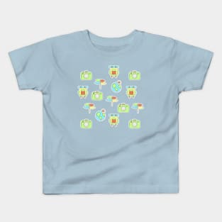 Travel stickers pattern Kids T-Shirt